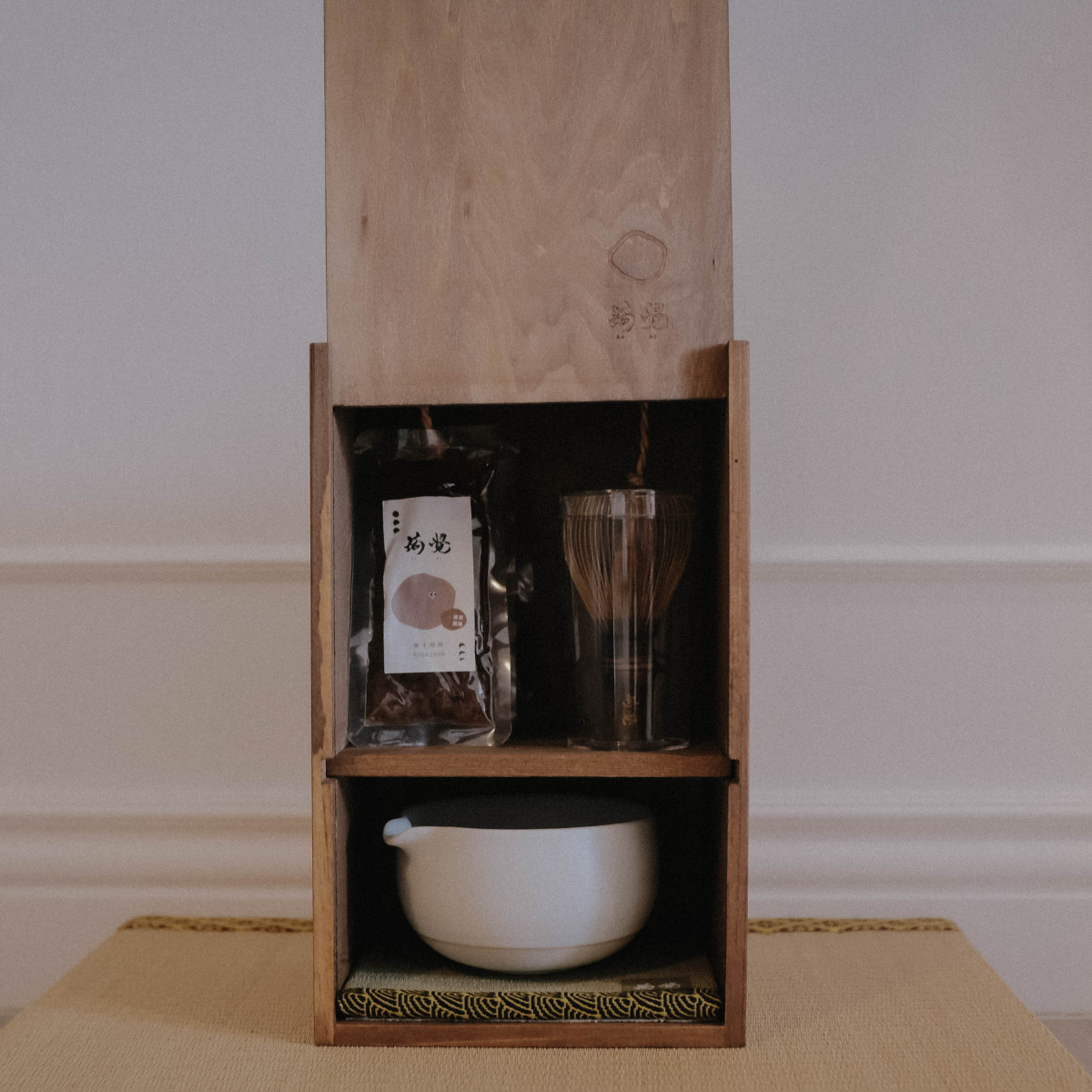 TRAVEL MATCHA BOX 手刷抹茶木茶箱